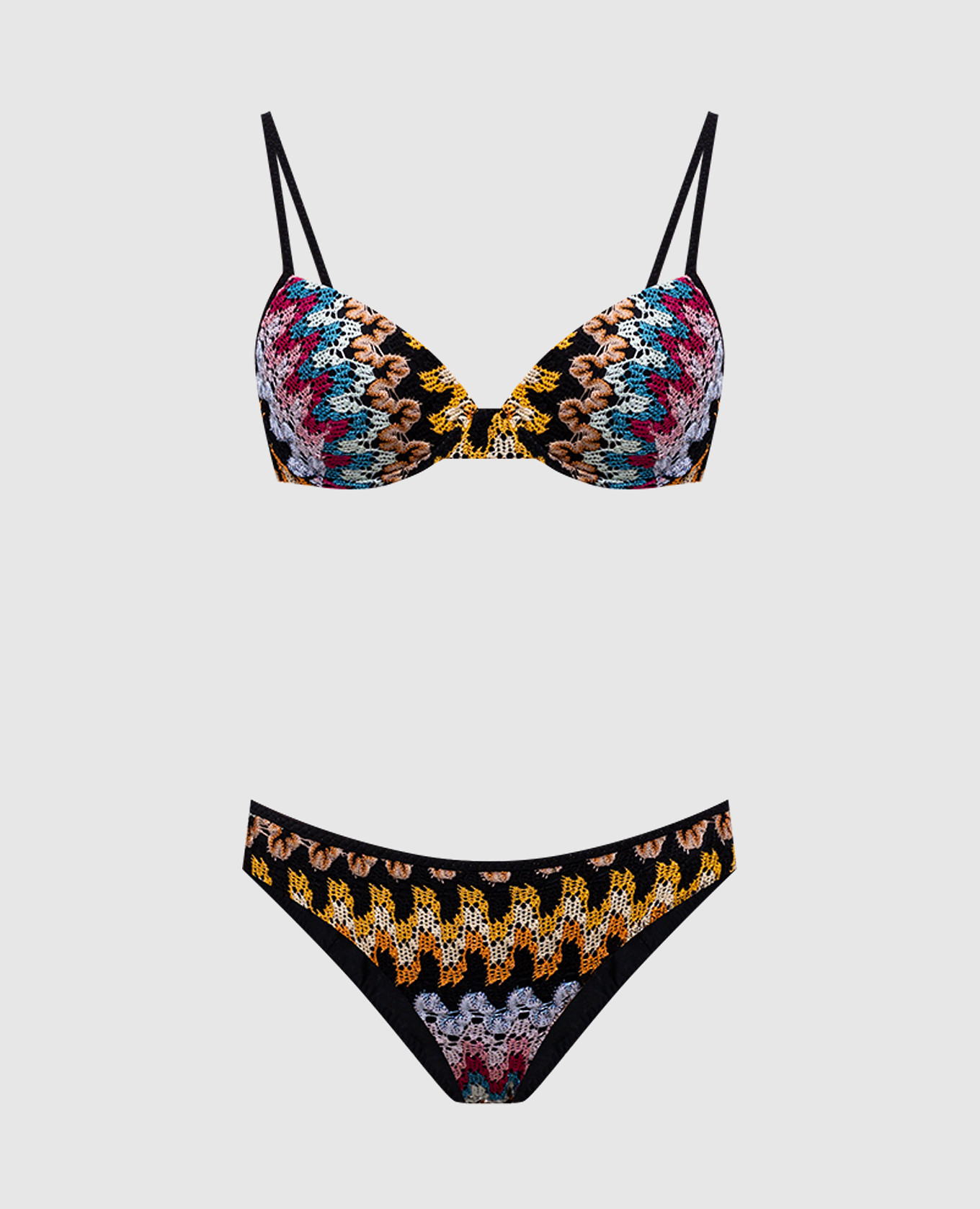 

Black swimsuit with openwork pattern with lurex Missoni