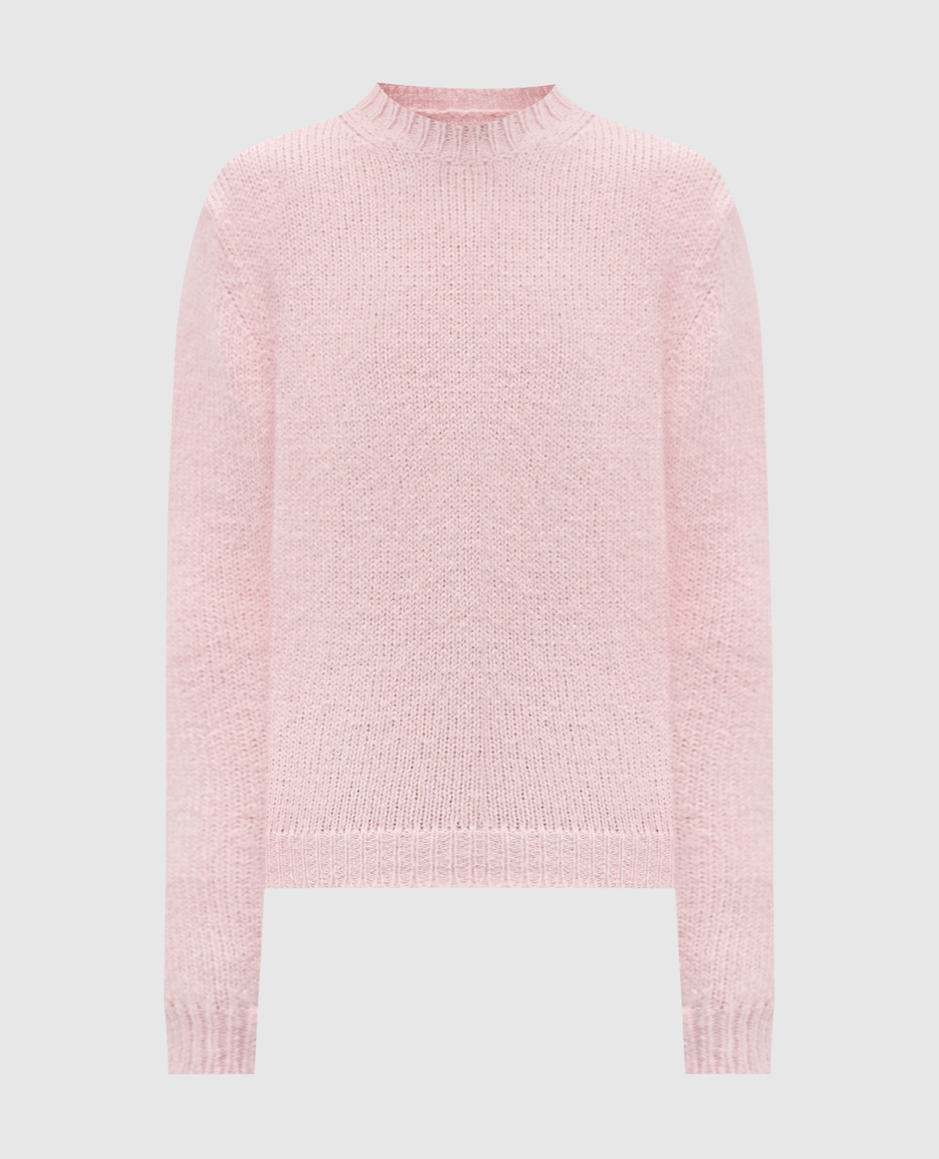 Pink alpaca wool sweater Jil Sander