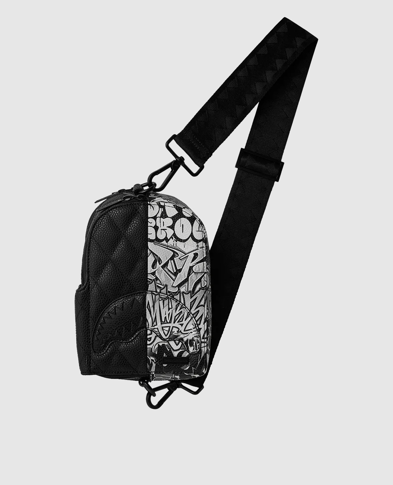 

Half Graff Quilt Baby Sling Bag Sprayground, Black