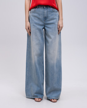 Twinset Blue jeans with a worn effect 251TT2260