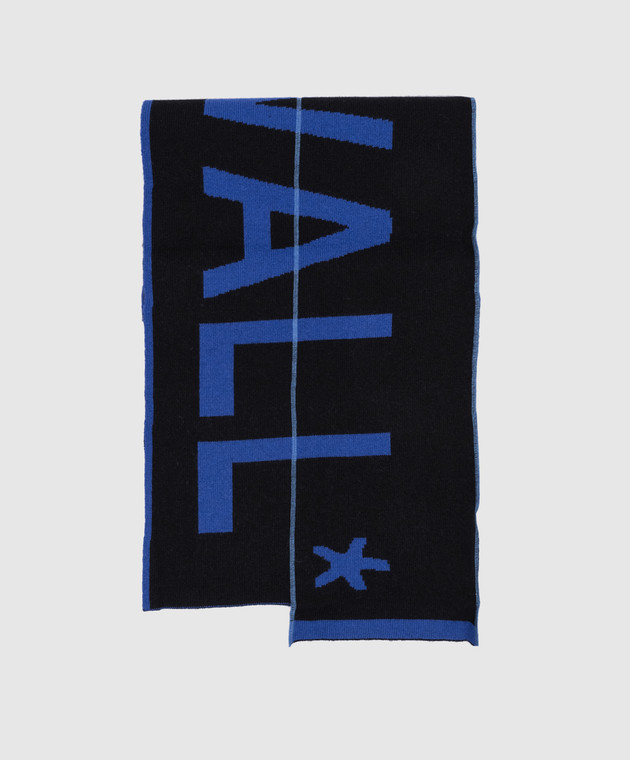 A Cold Wall - Double sided wool scarf with logo pattern ACWUA203