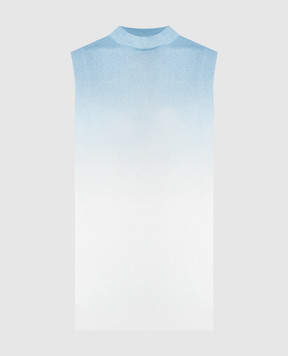 MooRER Blue vest MACY MACYCSH