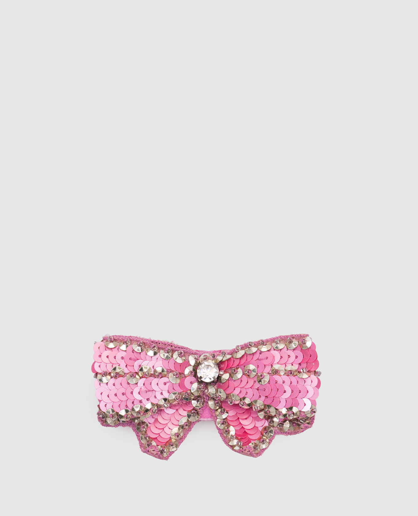 

Pink hair band with sequins and Swarovski crystals Blumarine, Розовый
