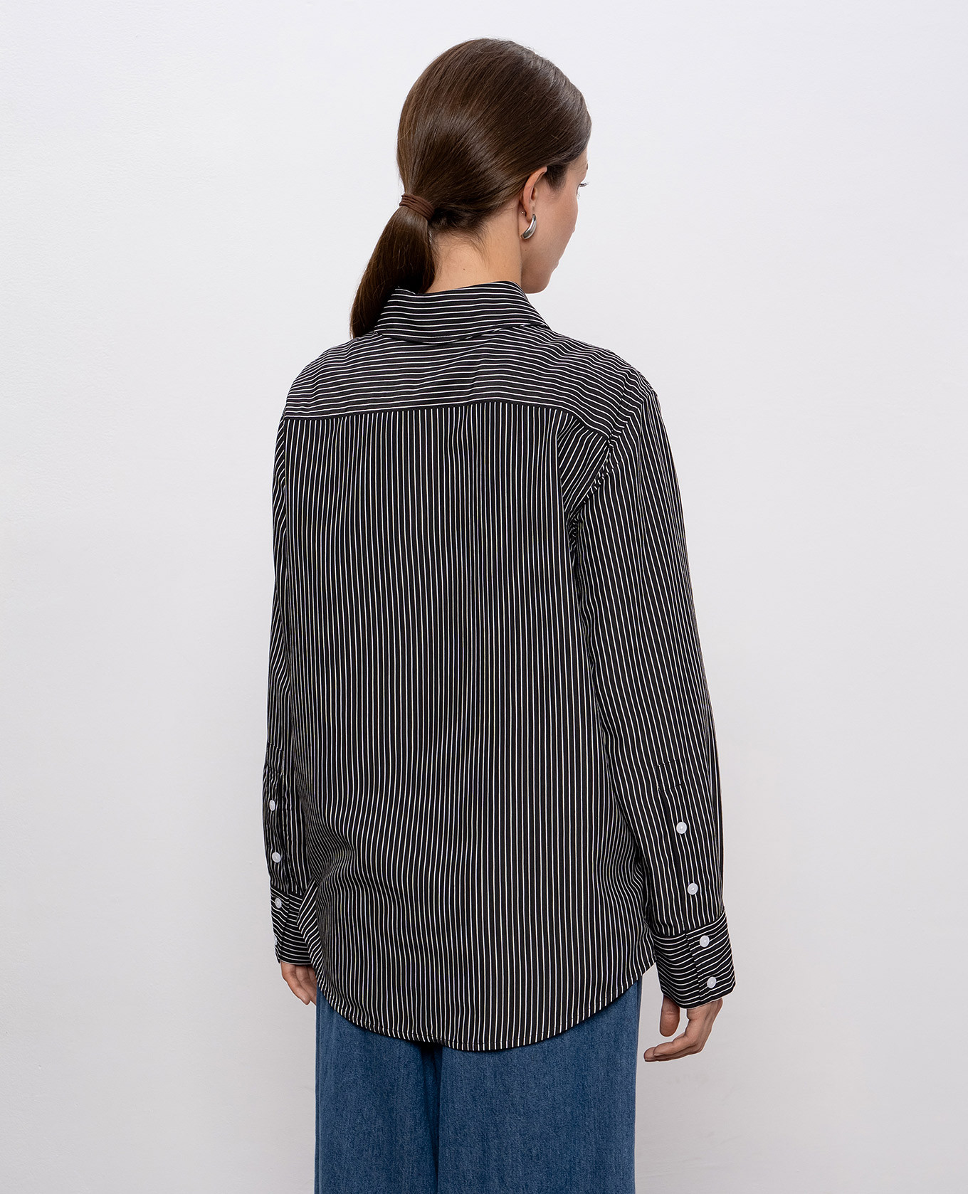Lynsey black striped shirt PROENZA SCHOULER 4