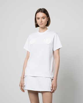 Coperni White t-shirt with appliqué COPJS03TER504