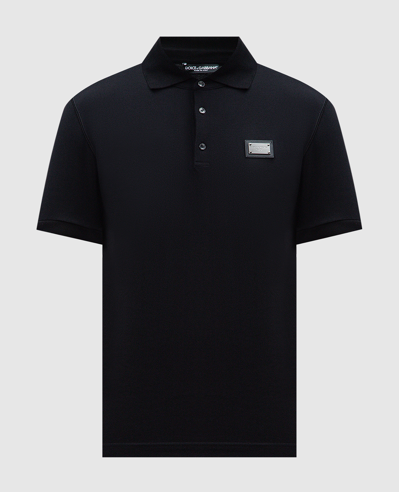 

Black polo with logo Dolce&Gabbana
