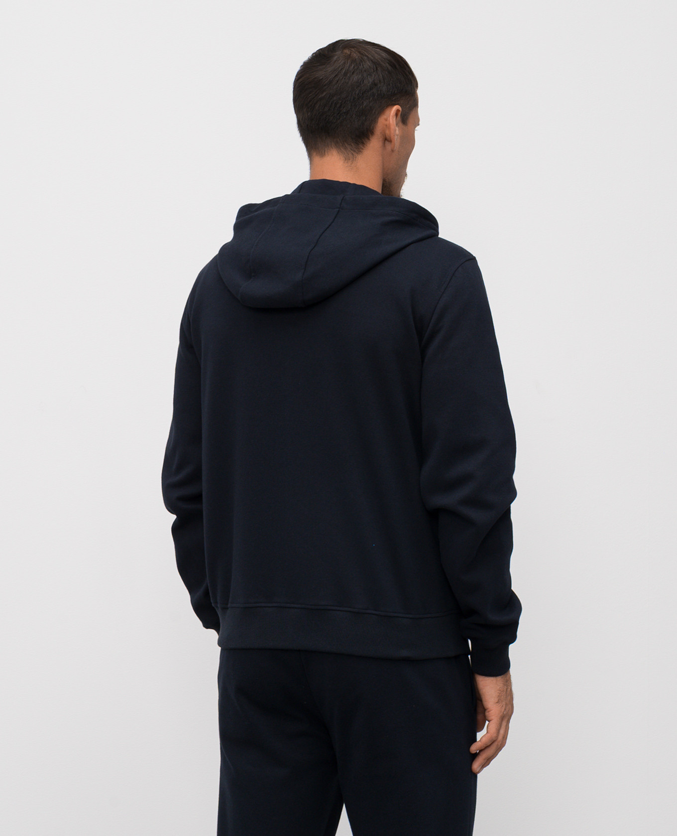 

Blue sports jacket with logo Peserico