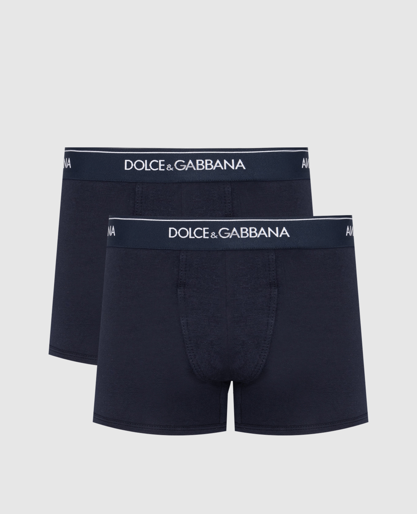 Set of blue boxer briefs with logo Dolce&Gabbana