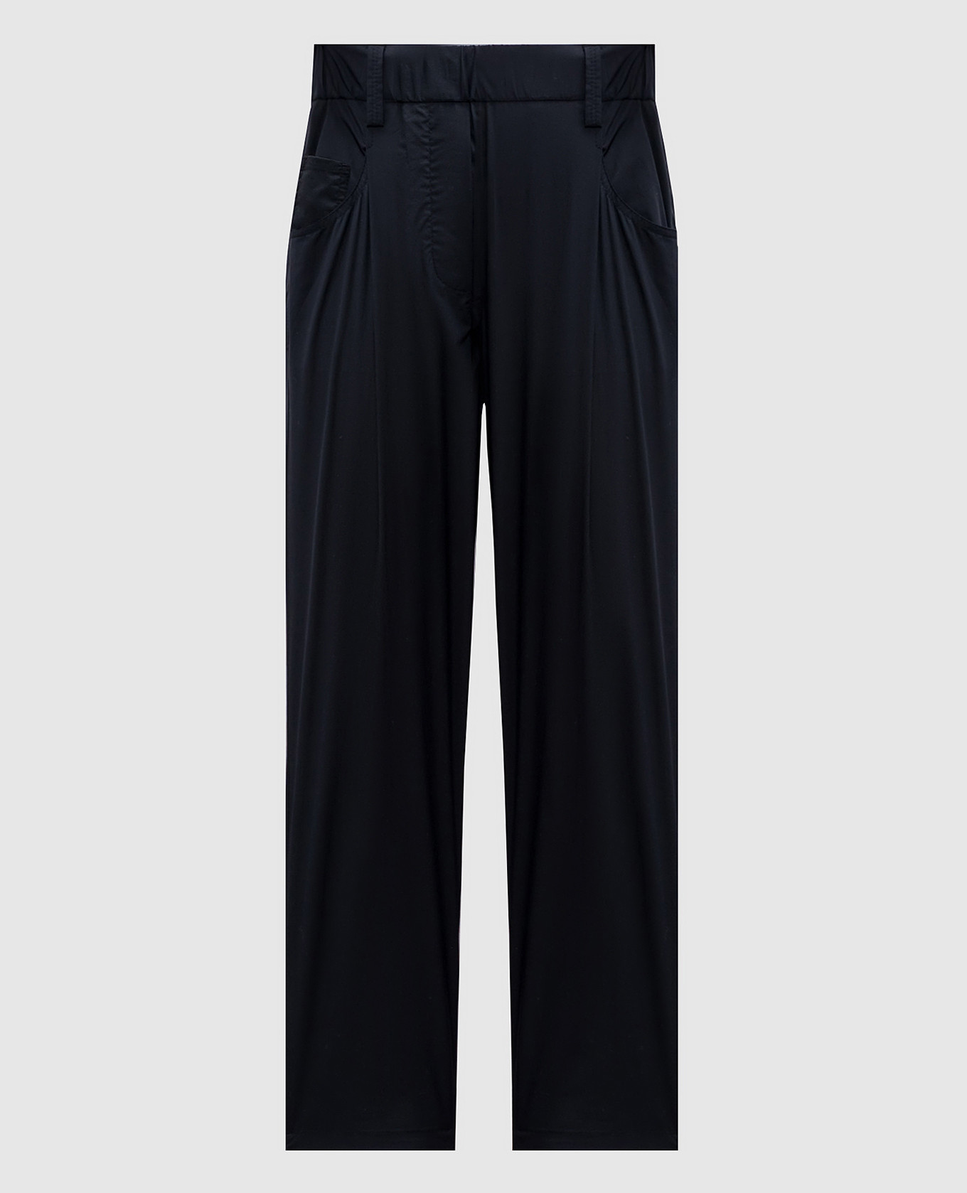 

Black pants with a monil chain Brunello Cucinelli