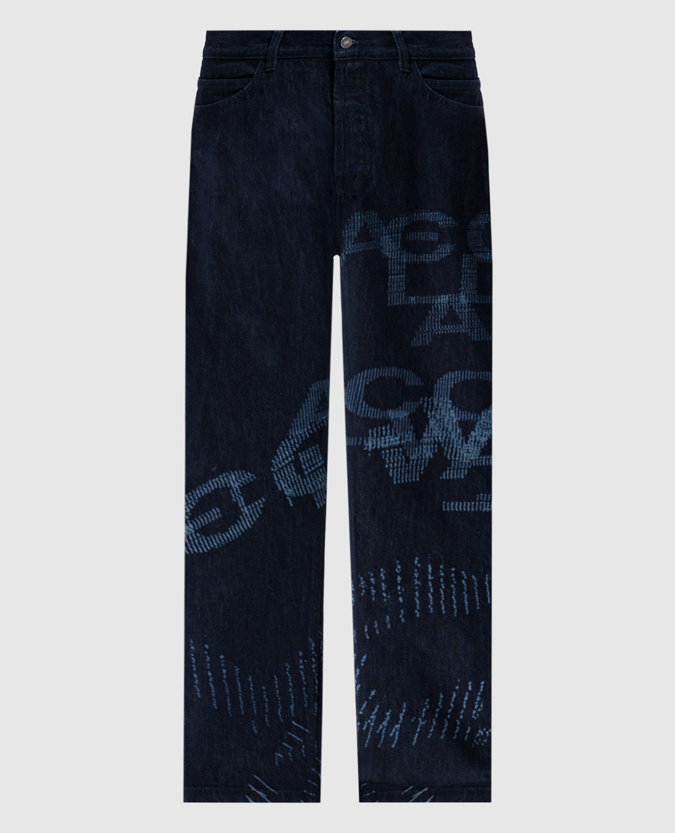 

Blue Annex jeans with a pattern A Cold Wall