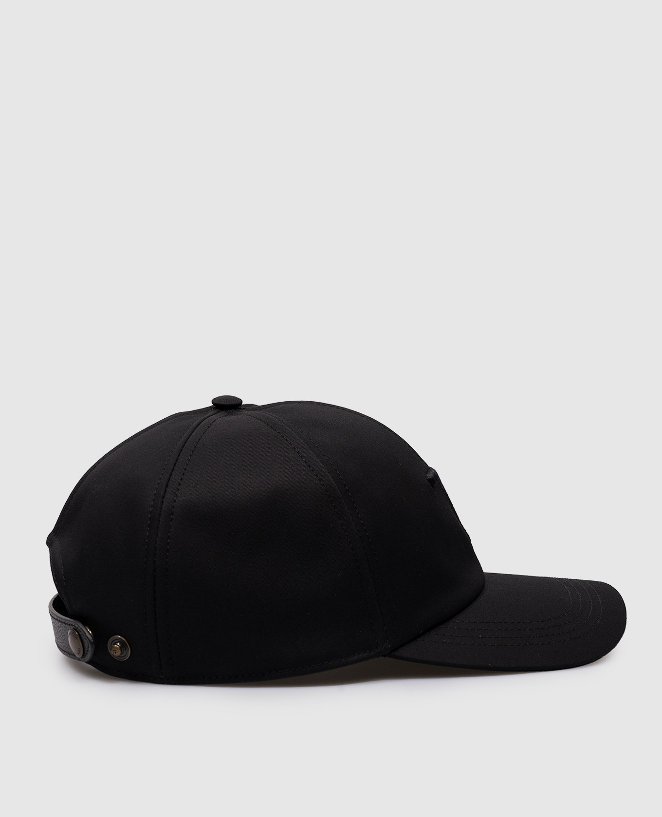 

Black cap with TF logo embroidery Tom Ford