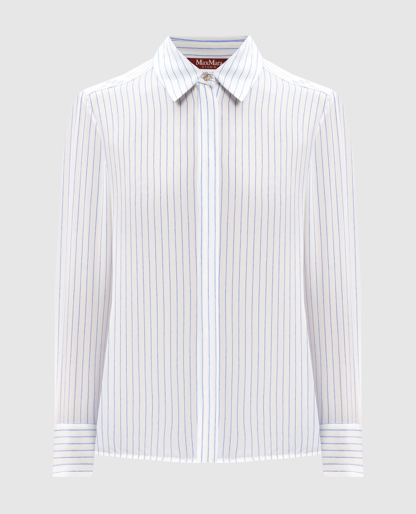 

White striped silk blouse LAMA Max Mara