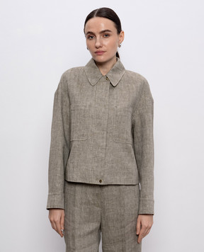 Max Mara Beige LUCAS linen jacket LUCAS