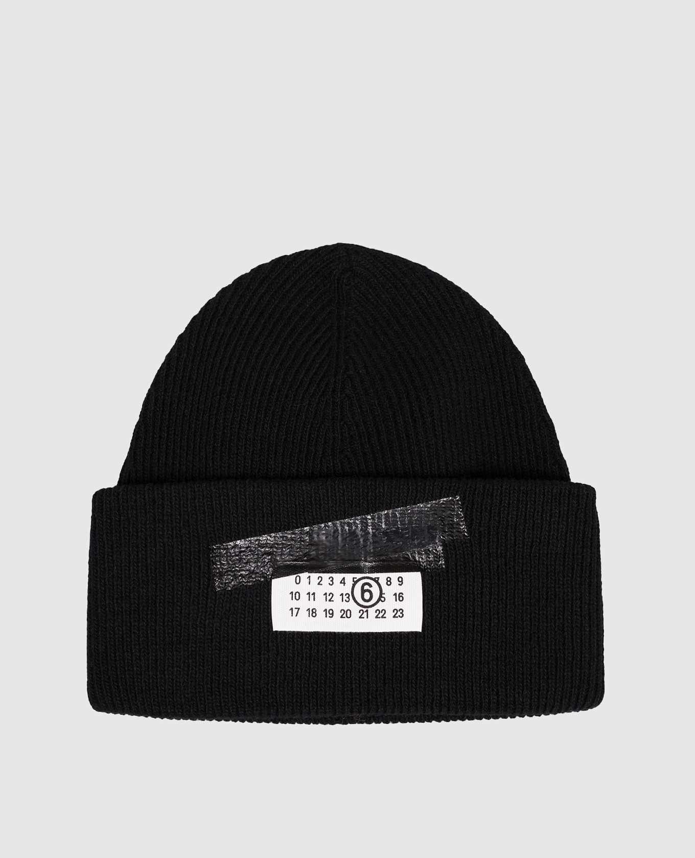 Black hat with wool Maison Margiela MM6