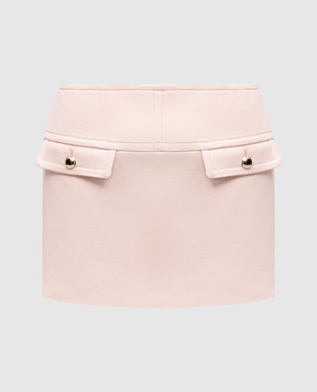 Tom Ford Beige wool mini skirt GC5774FAX567
