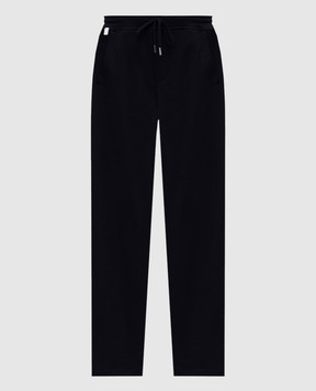 CAPOBIANCO Blue wool sweatpants 19M735BT00