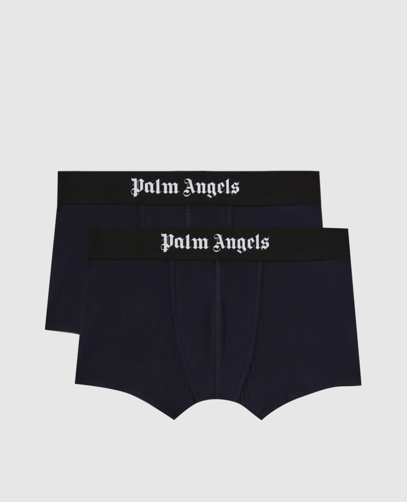 Set of blue boxer shorts with logo Palm Angels
