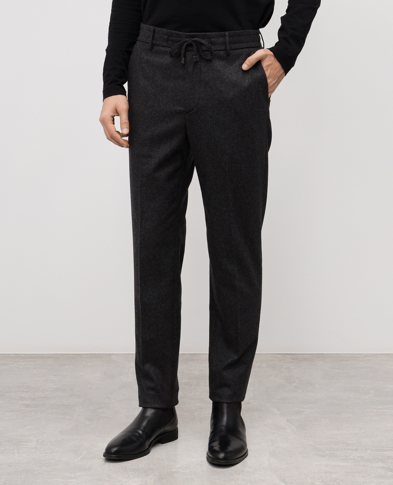 

Gray pants with wool Peserico, Grey