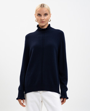 Twinset Blue sweater with wool and cashmere 252TT3350