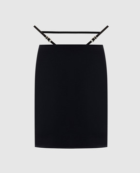 Givenchy Blue skirt made of wool with a strap BW40VN100H