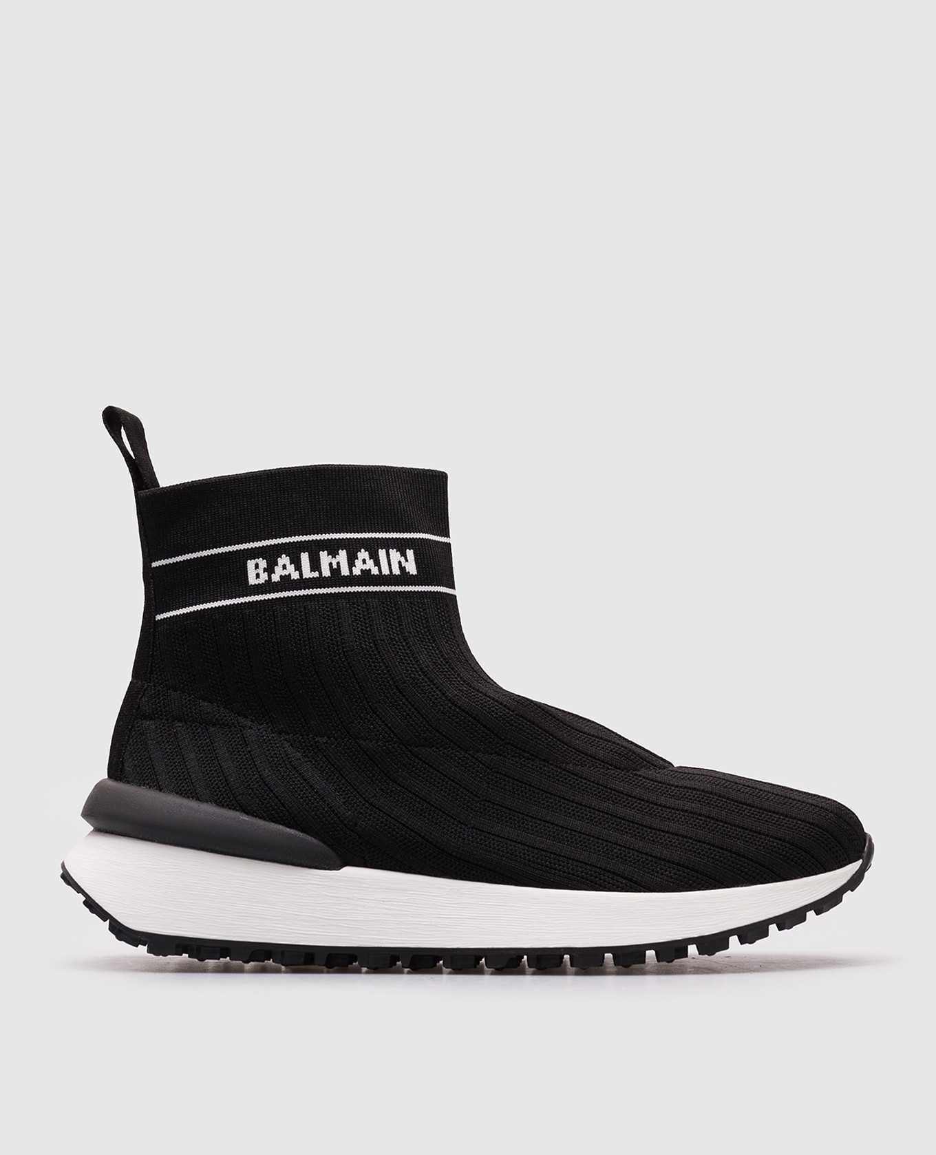Children&#39;s black sneakers with logo Balmain