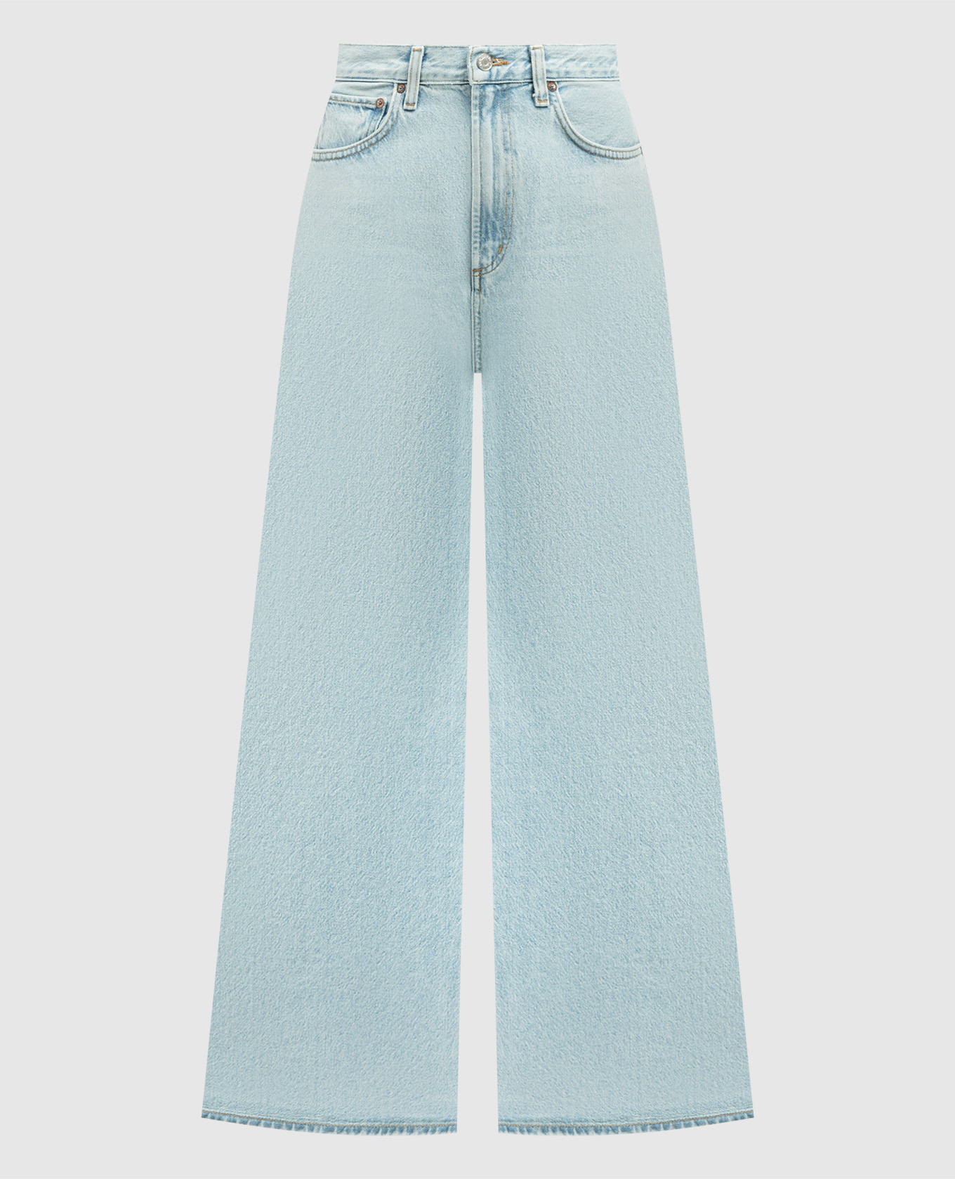 

Nolan blue denim palazzos AGOLDE, Light blue