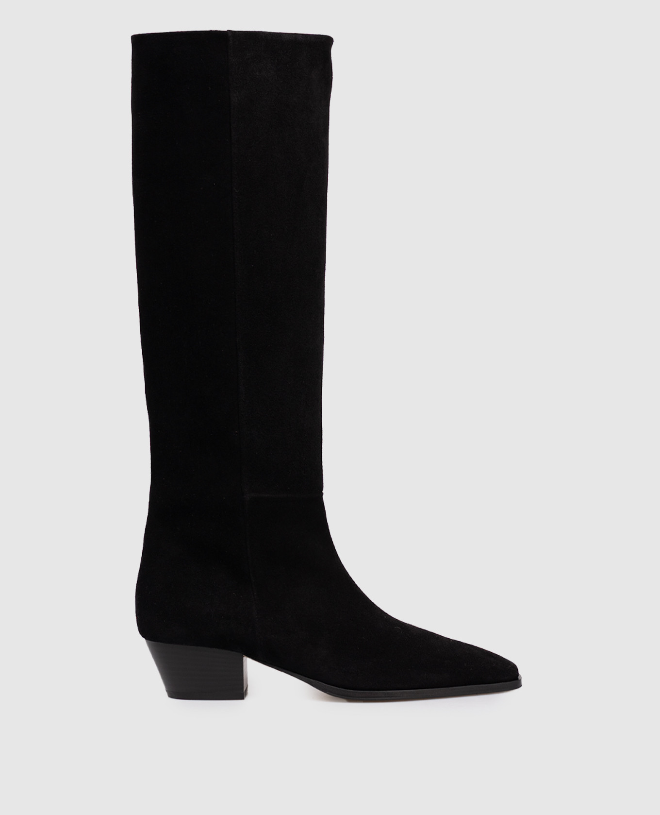 

Black suede Medea boots Aeyde
