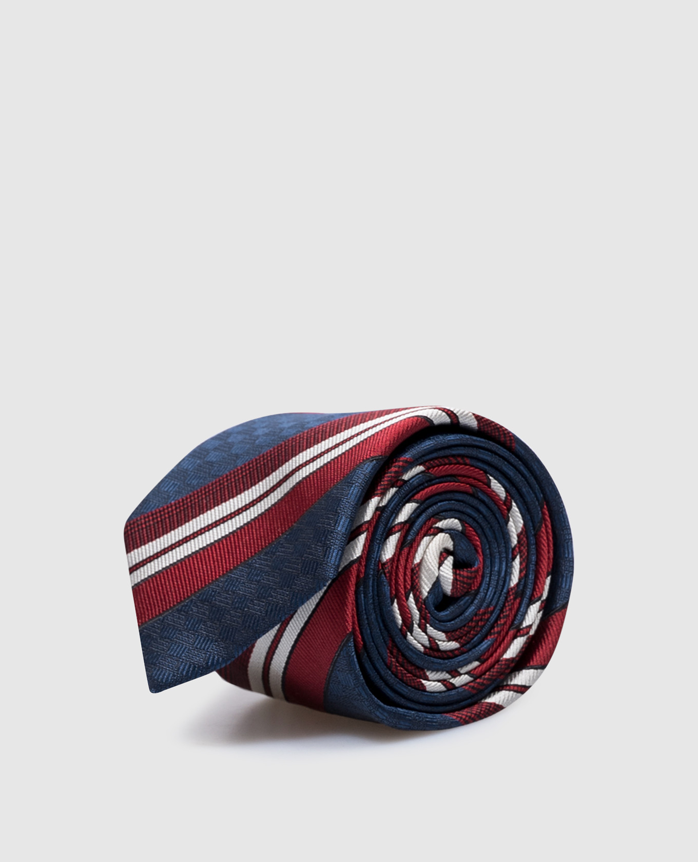 

Blue striped silk tie Valentino