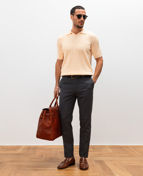 Brunello Cucinelli Gray pants with wool ME262I1770
