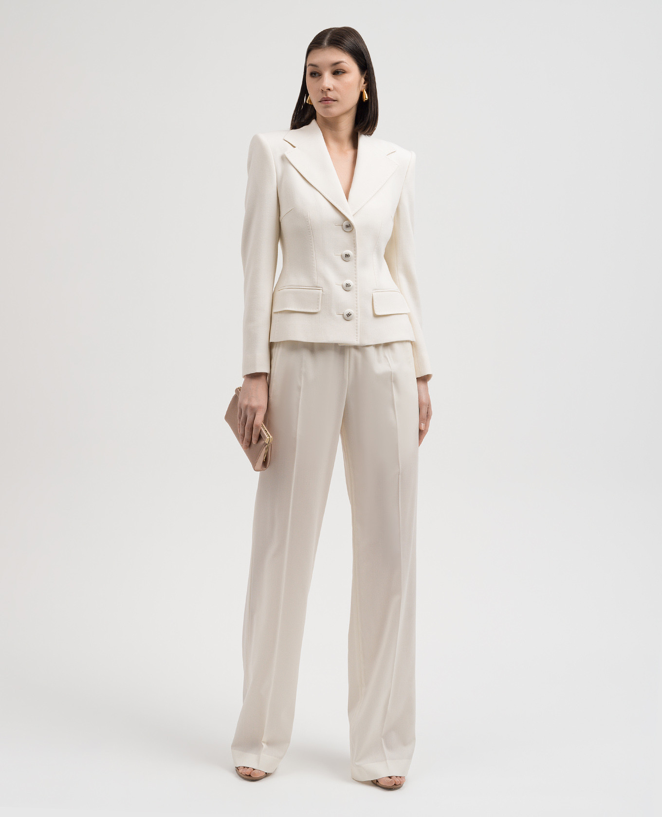 

White jacket with wool Dolce&Gabbana