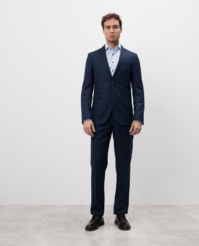 Florentino Blue patterned suit 223860320900