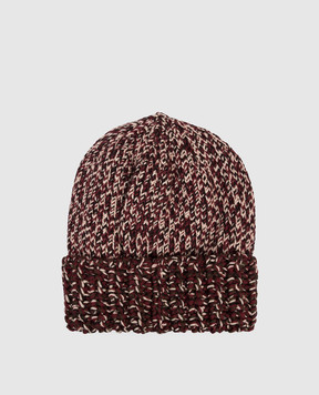 Moncler Wool hat with logo patch K20933B00039M1282