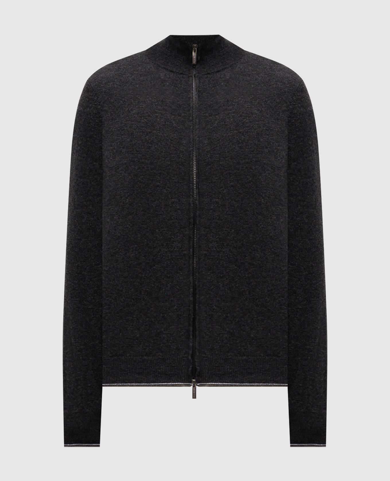 

Gray wool and cashmere cardigan Peserico, Grey