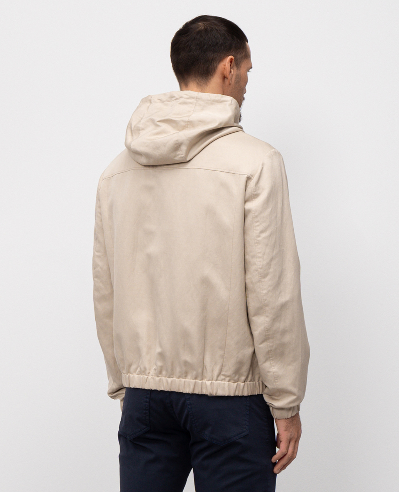 

Beige linen and silk jacket Stefano Ricci