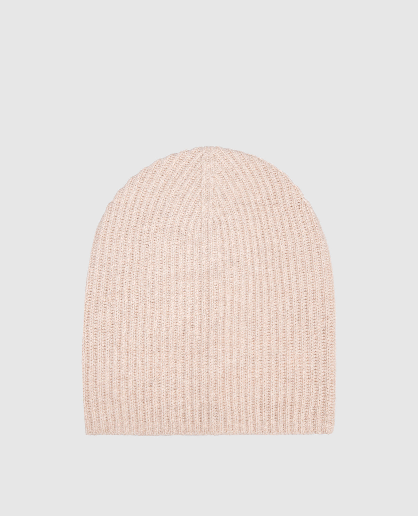 Beige cashmere hat Allude