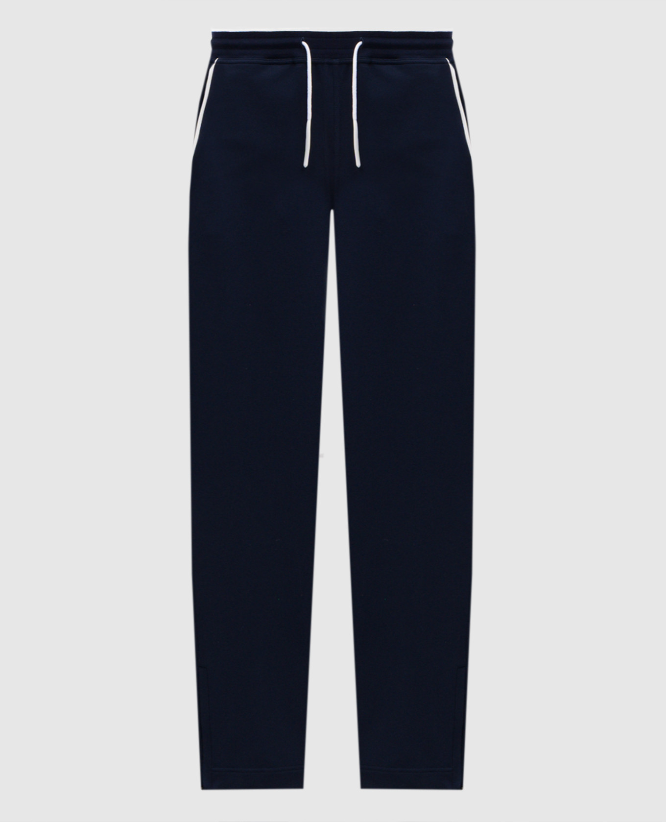 

Blue sweatpants with textured logo patch Stefano Ricci