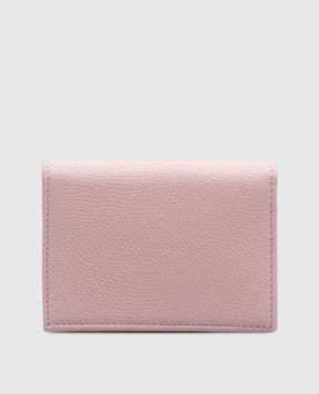 Valentino Pink leather wallet with Vlogo Signature emblem 6W0P0AJ3SNP