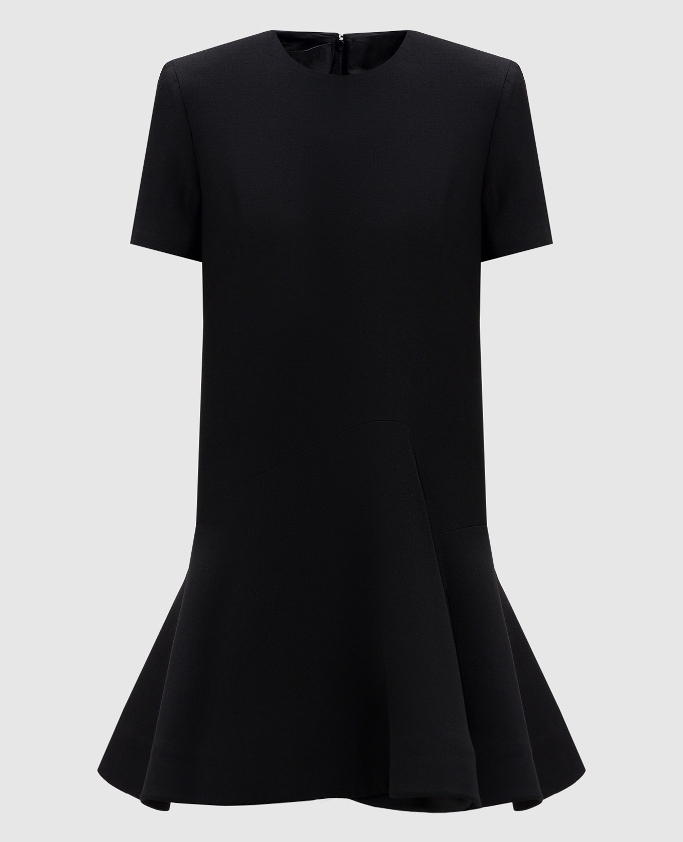 

Black dress made of wool and silk Valentino, Черный