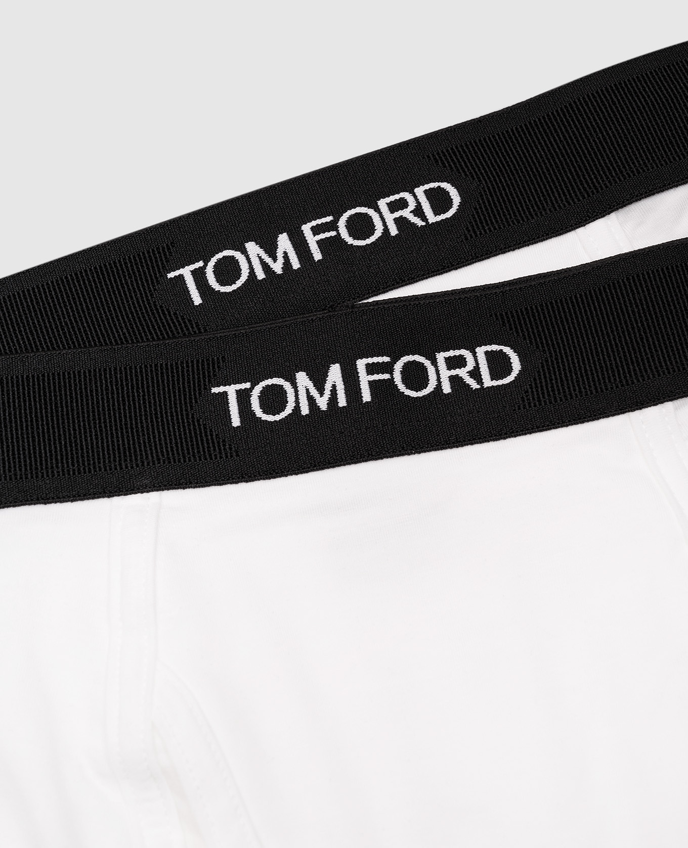 Set of white boxer briefs with contrasting logo Tom Ford 3