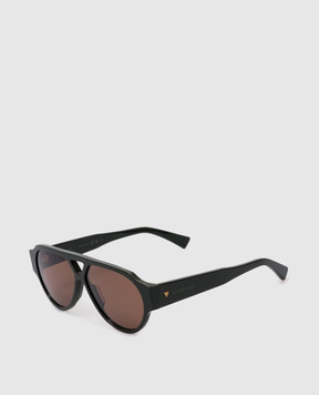 Bottega Veneta Green sunglasses with logo 810164V2Q30