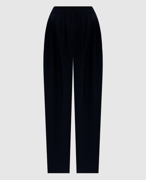 BOBOUTIC Blue pants made of wool 4705