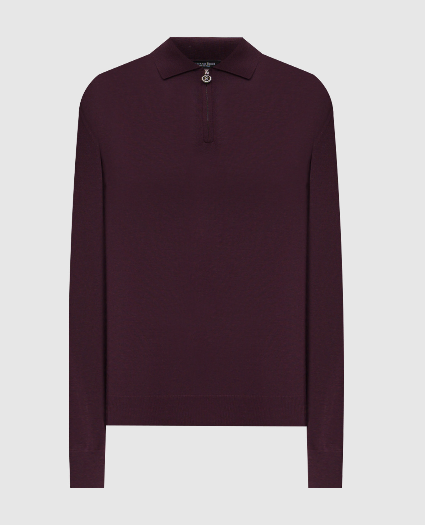 

Purple wool polo shirt Stefano Ricci, Violet