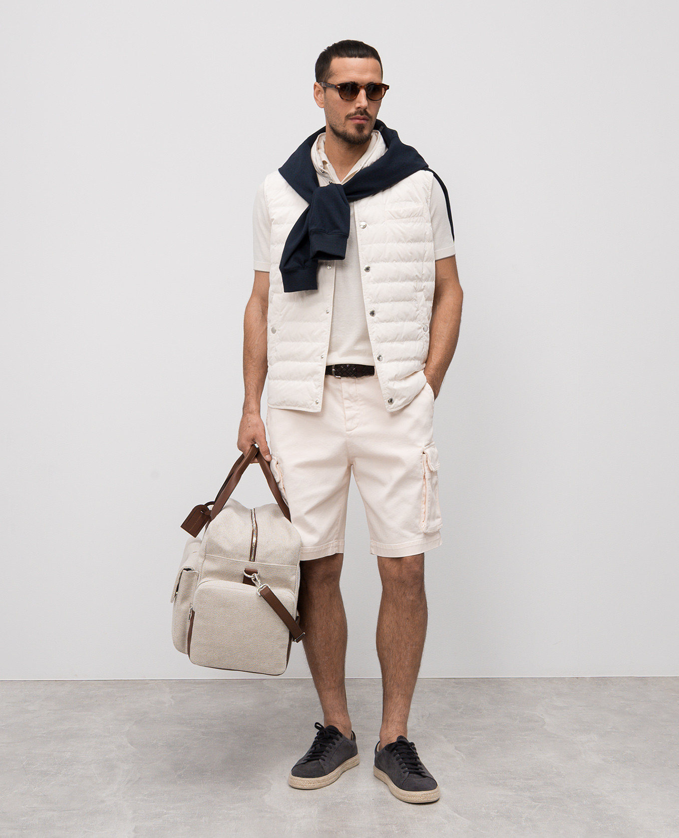 

Pink cargo shorts Brunello Cucinelli