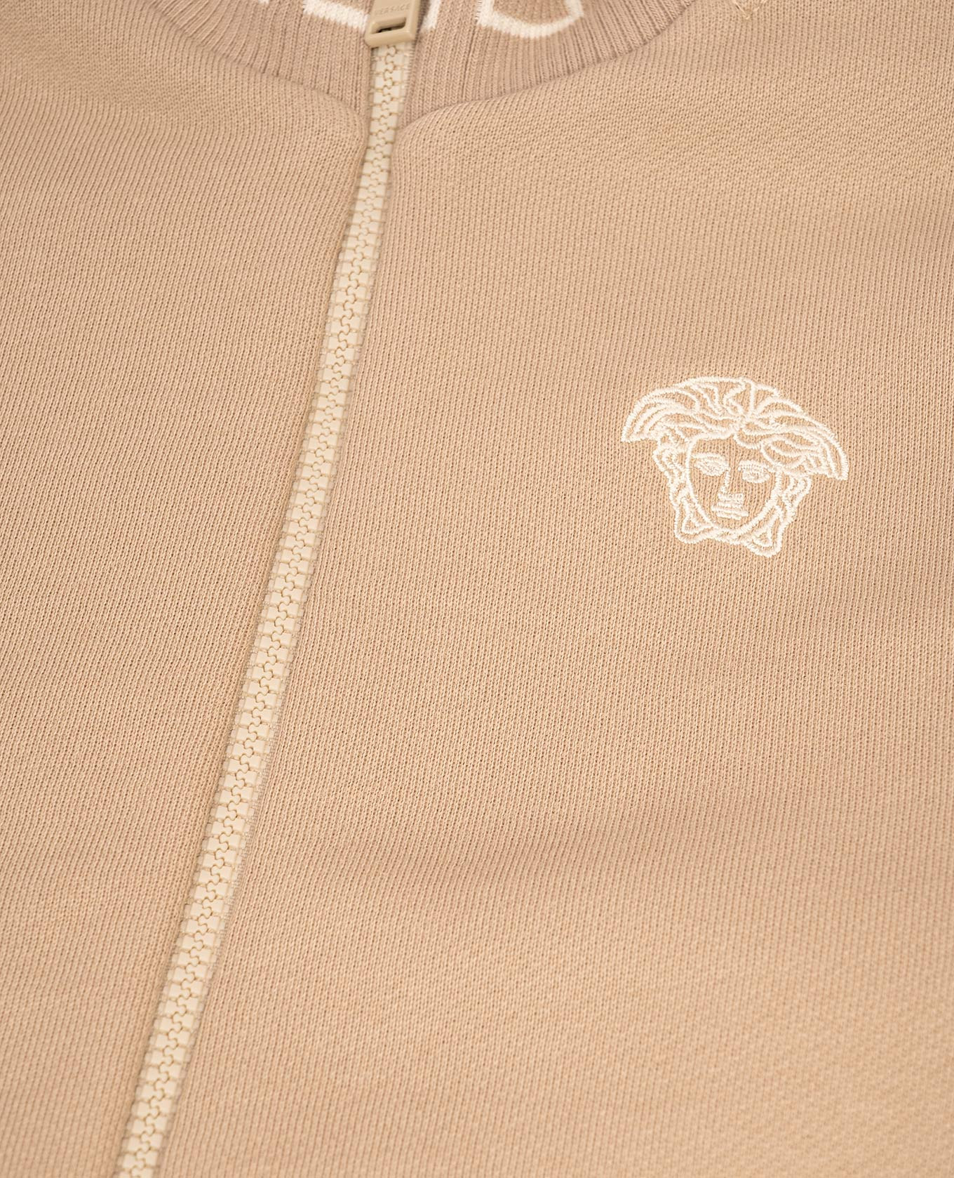 

Children's beige sports jacket Greca Versace