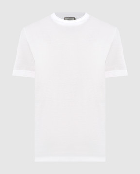 Canali White T-shirt MJ00002T0356