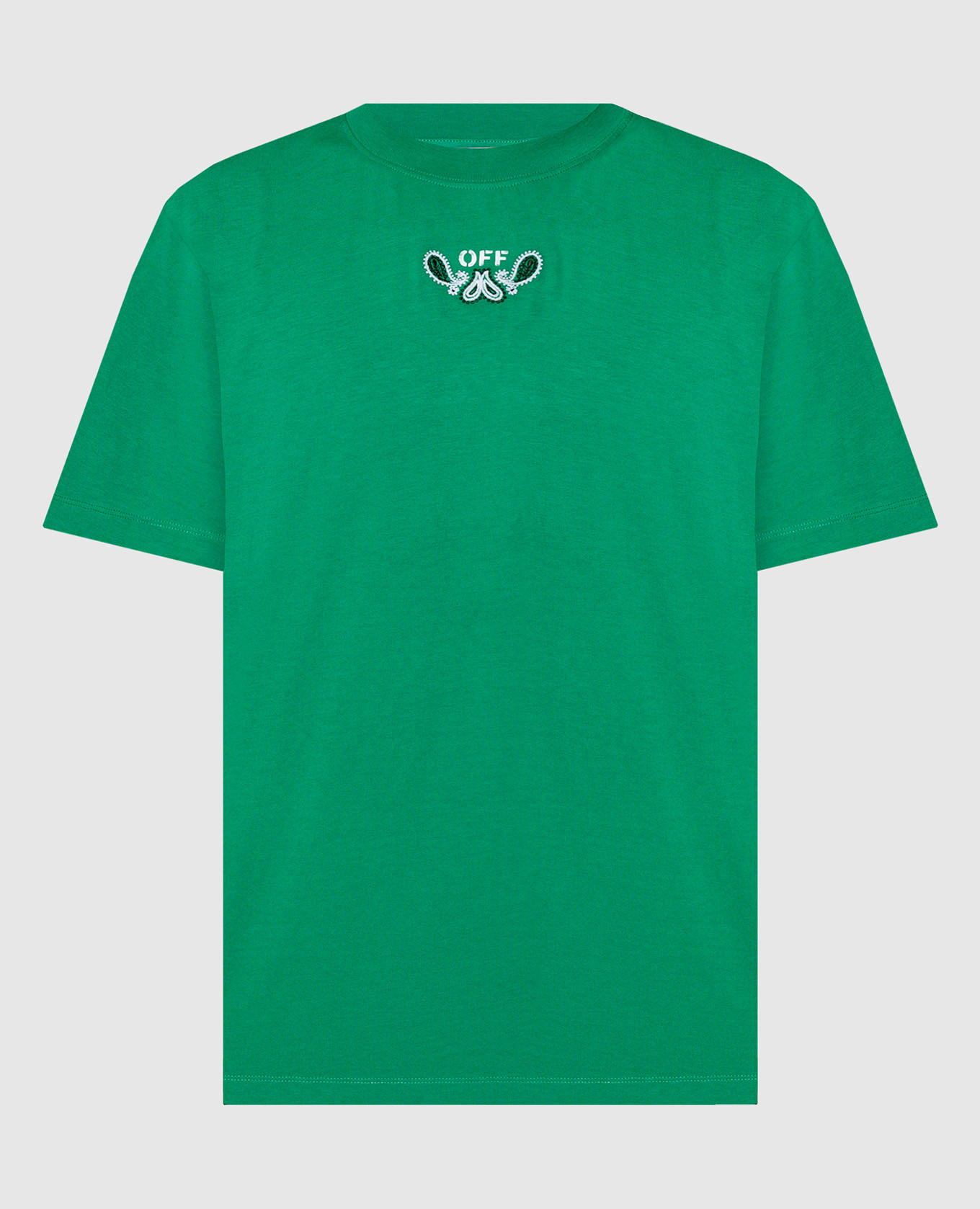 

Green t-shirt with Bandana Arrow embroidery Off-White