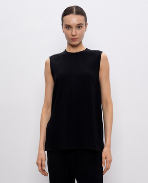 Toteme Black top with woven pattern 252WRT0508FB0192