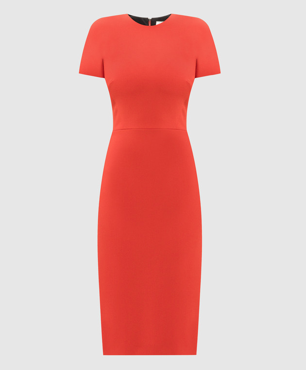 VICTORIA BECKHAM 1124WDR005232ABRIGHTRED 関税送料込 Victoria Beckham - Sukienka midi w kolorze czerwonym