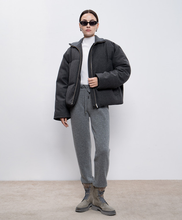ジャケット TOTEME Woman Jacket Grey 241WRO1043FB0060 074 Toteme Outlet: Jacket woman - Grey | Toteme jacket