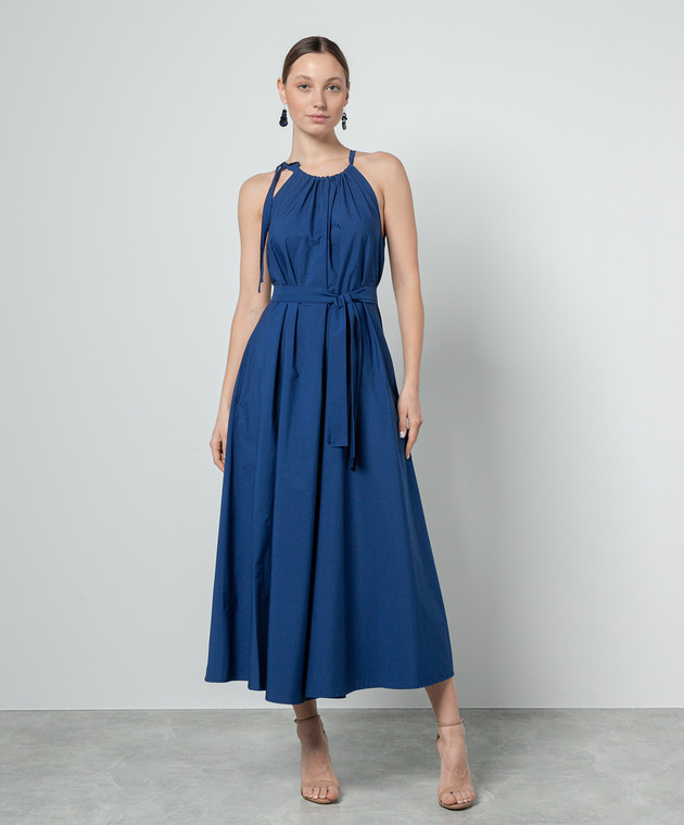 Max Mara Weekend Fidato blue midi dress FIDATO buy with Estonia delivery at Symbol